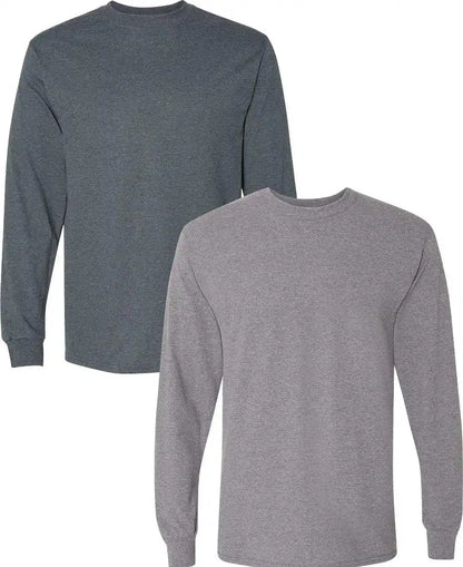 Gildan Adult DryBlend Long Sleeve T-Shirt, Style G8400, 2-Pack