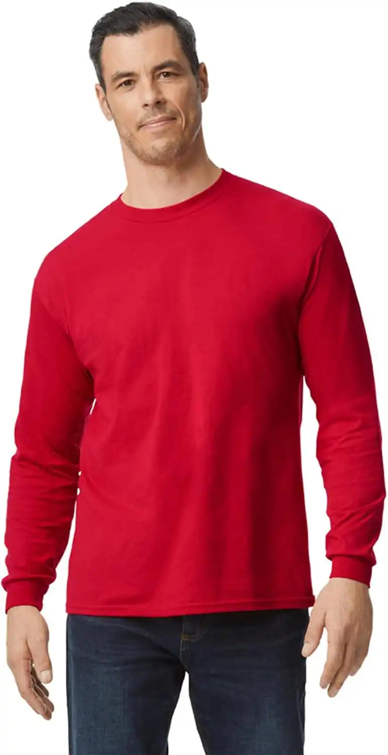 Gildan Adult DryBlend Long Sleeve T-Shirt, Style G8400, 2-Pack