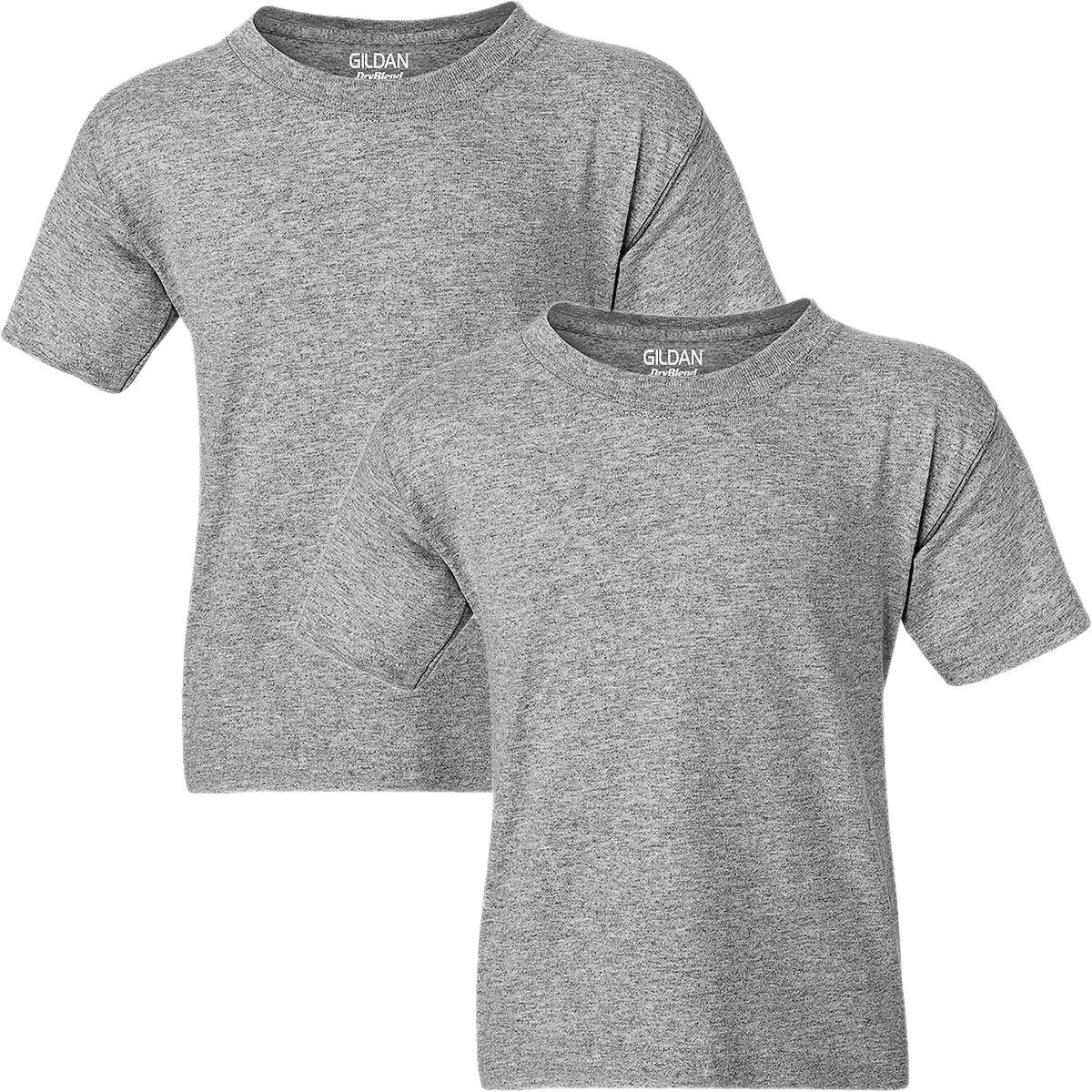 Gildan Youth DryBlend T-Shirt, Style G8000B, 2-Pack