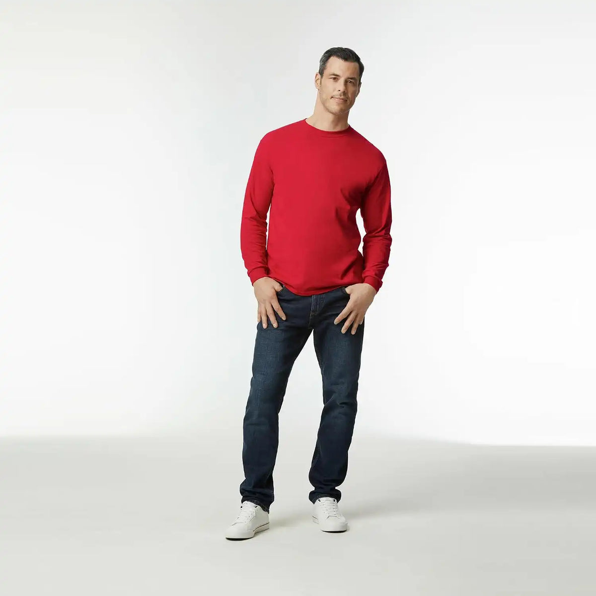 Gildan Adult DryBlend Long Sleeve T-Shirt, Style G8400, 2-Pack
