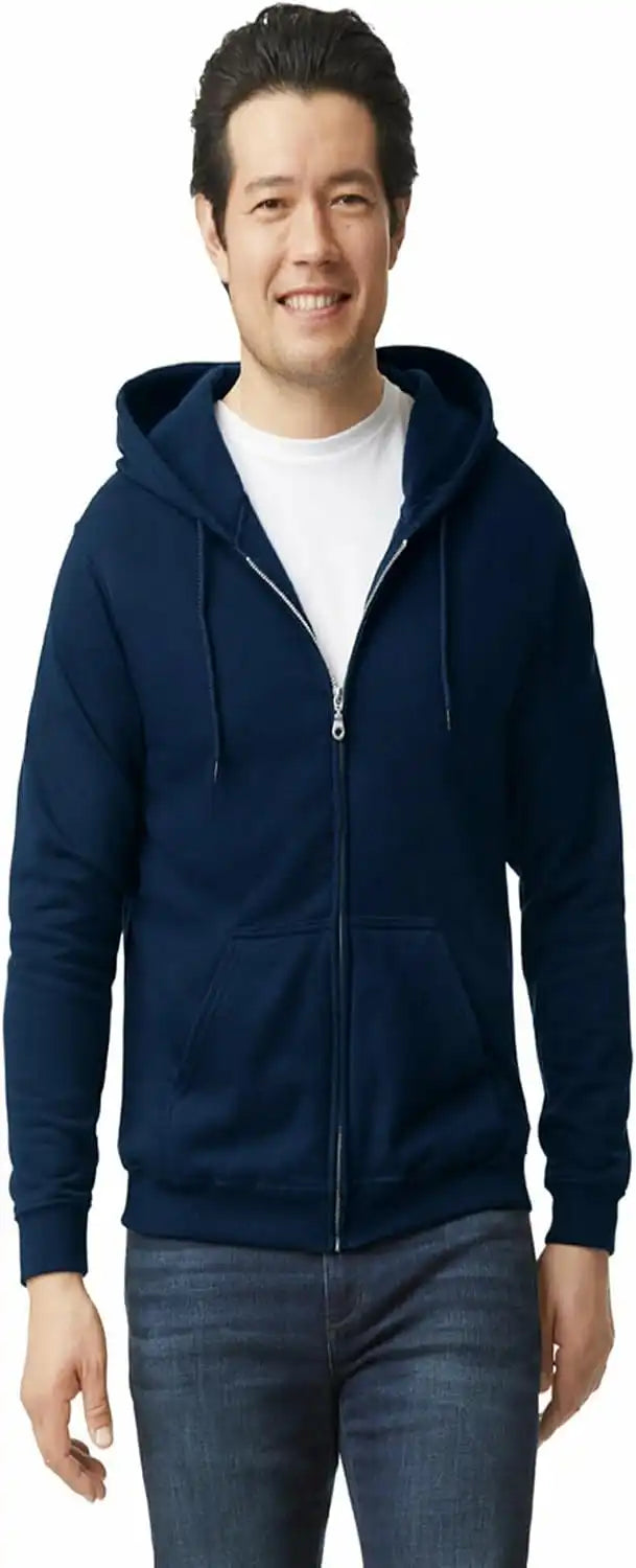 Underground Printing Unisex Adult Fleece Zip Hoodie Sweatshirt, Style G18600, Multipack