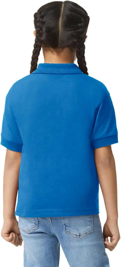 Gildan Kids' DryBlend Short Sleeve Polo, Style G8800b, 3-Pack