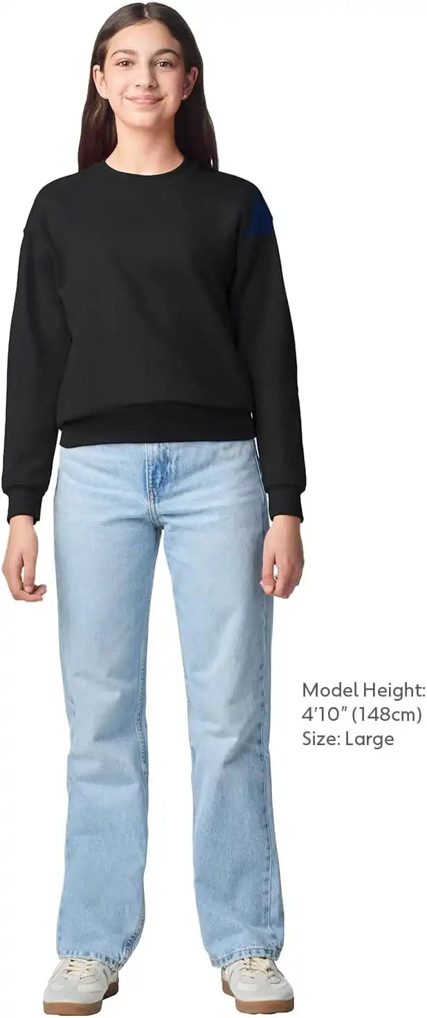 Gildan Kids' Fleece Crewneck Sweatshirt, Style G18000b