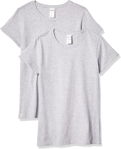 Gildan Women's Heavy Cotton T-Shirt, Style G5000L, 2-Pack