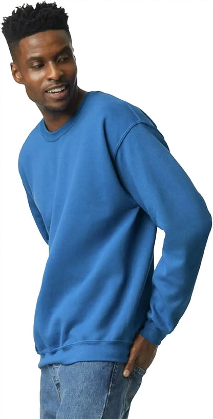Gildan Unisex Adult Fleece Crewneck Sweatshirt, Style G18000, Multipack