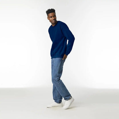 Gildan Unisex Adult Fleece Crewneck Sweatshirt, Style G18000, Multipack