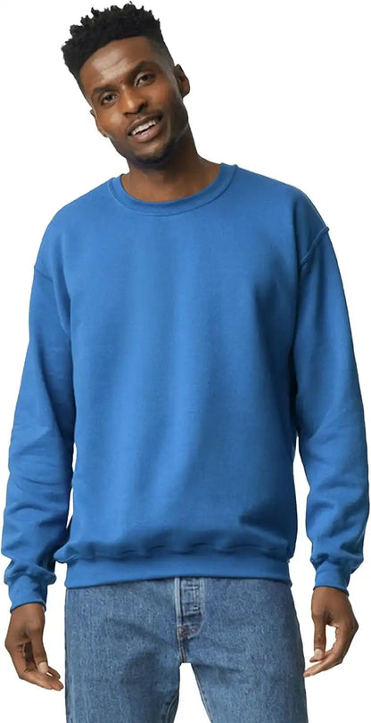 Gildan Unisex Adult Fleece Crewneck Sweatshirt, Style G18000, Multipack