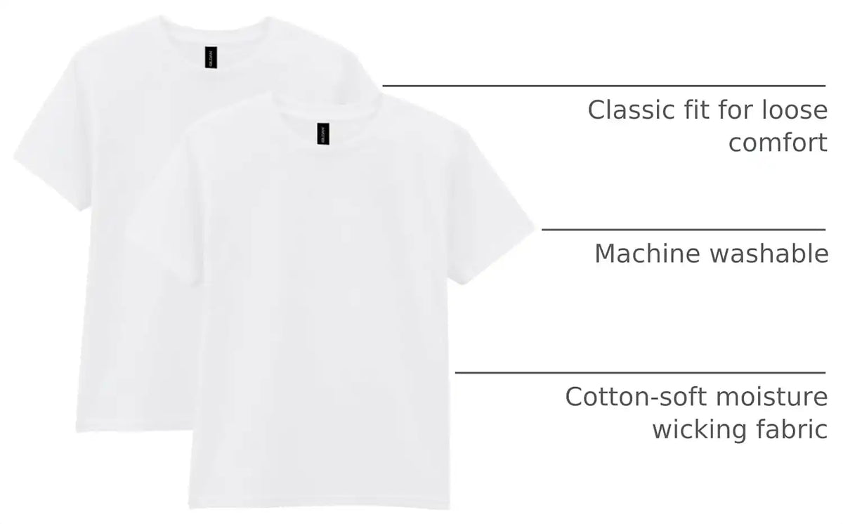 Gildan Youth DryBlend T-Shirt, Style G8000B, 2-Pack