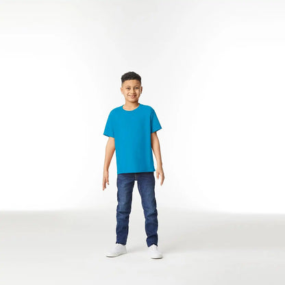 Gildan Unisex-Child Gildan Youth Heavy Cotton T-Shirt, Style G5000b, 2-Pack