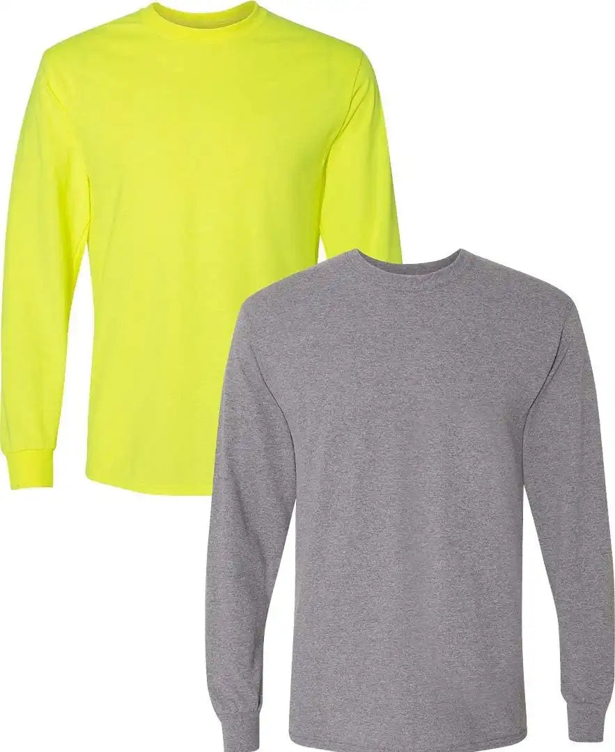 Gildan Adult DryBlend Long Sleeve T-Shirt, Style G8400, 2-Pack
