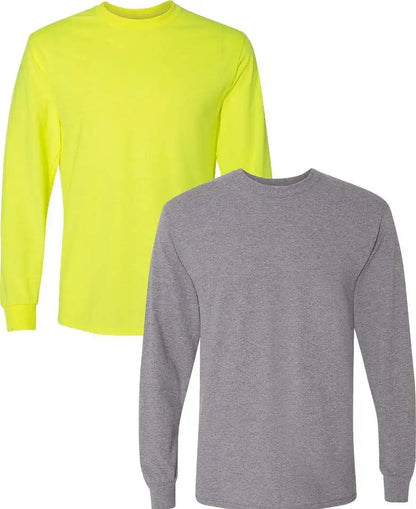 Gildan Adult DryBlend Long Sleeve T-Shirt, Style G8400, 2-Pack