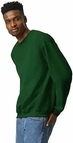 Gildan Unisex Adult Fleece Crewneck Sweatshirt, Style G18000, Multipack