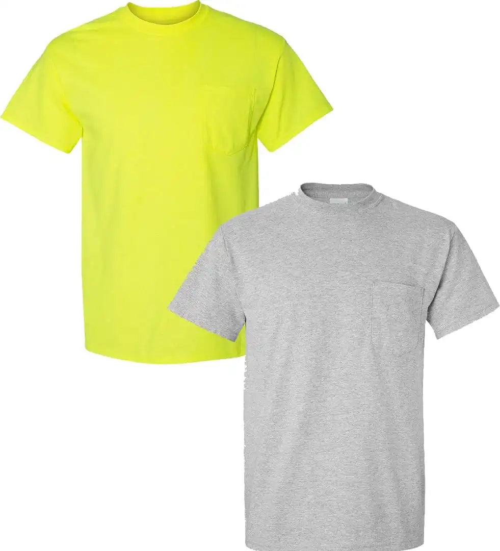 Gildan Adult Ultra Cotton T-Shirt with Pocket, Style G2300, 2-Pack