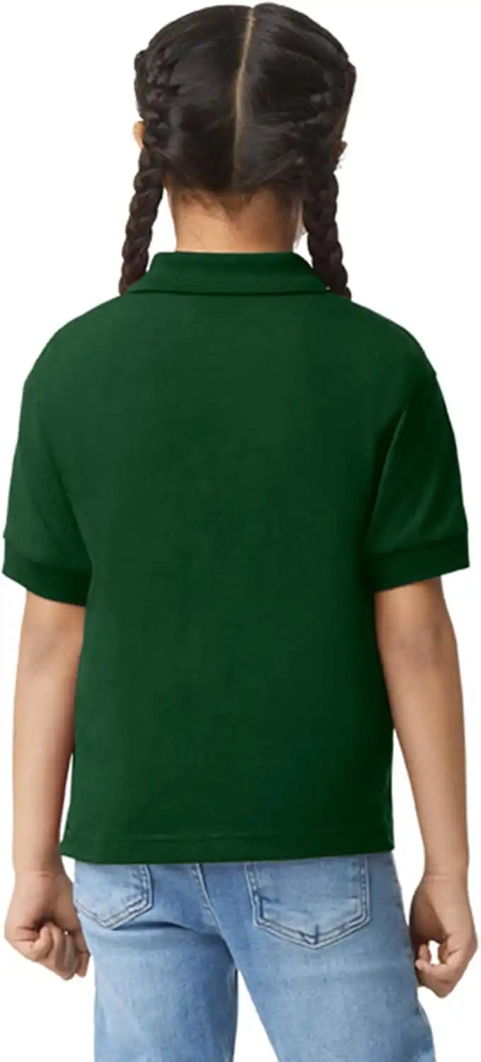 Gildan Kids' DryBlend Short Sleeve Polo, Style G8800b, 3-Pack