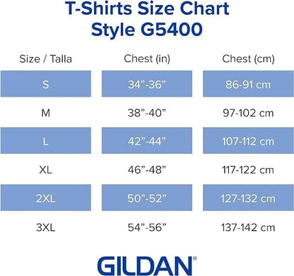 Gildan Adult Heavy Cotton Long Sleeve T-Shirt, Style G5400, 2-Pack