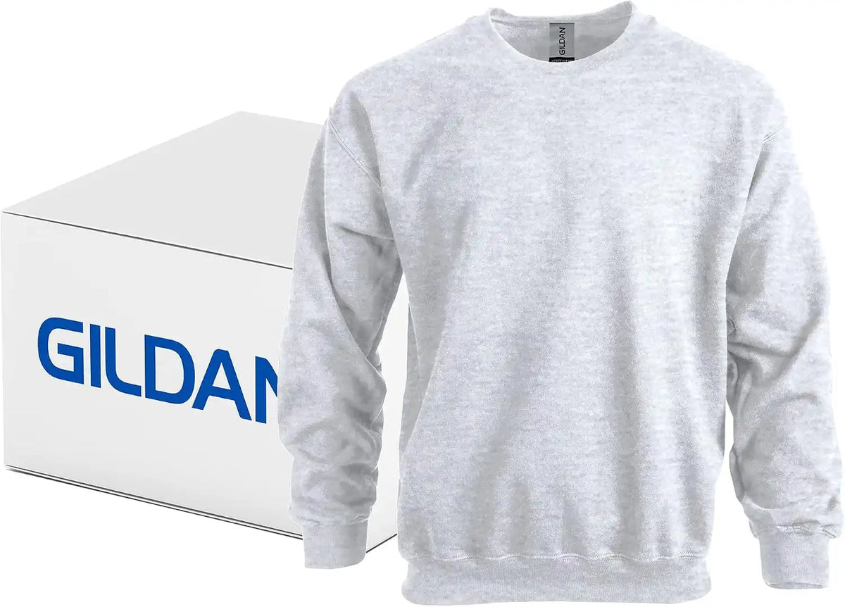 Gildan Unisex Adult Fleece Crewneck Sweatshirt, Style G18000, Multipack