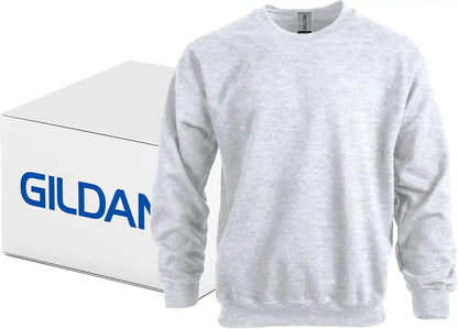 Gildan Unisex Adult Fleece Crewneck Sweatshirt, Style G18000, Multipack