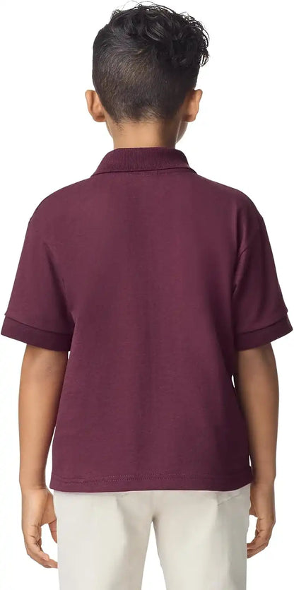 Gildan Kids' DryBlend Short Sleeve Polo, Style G8800b, 3-Pack