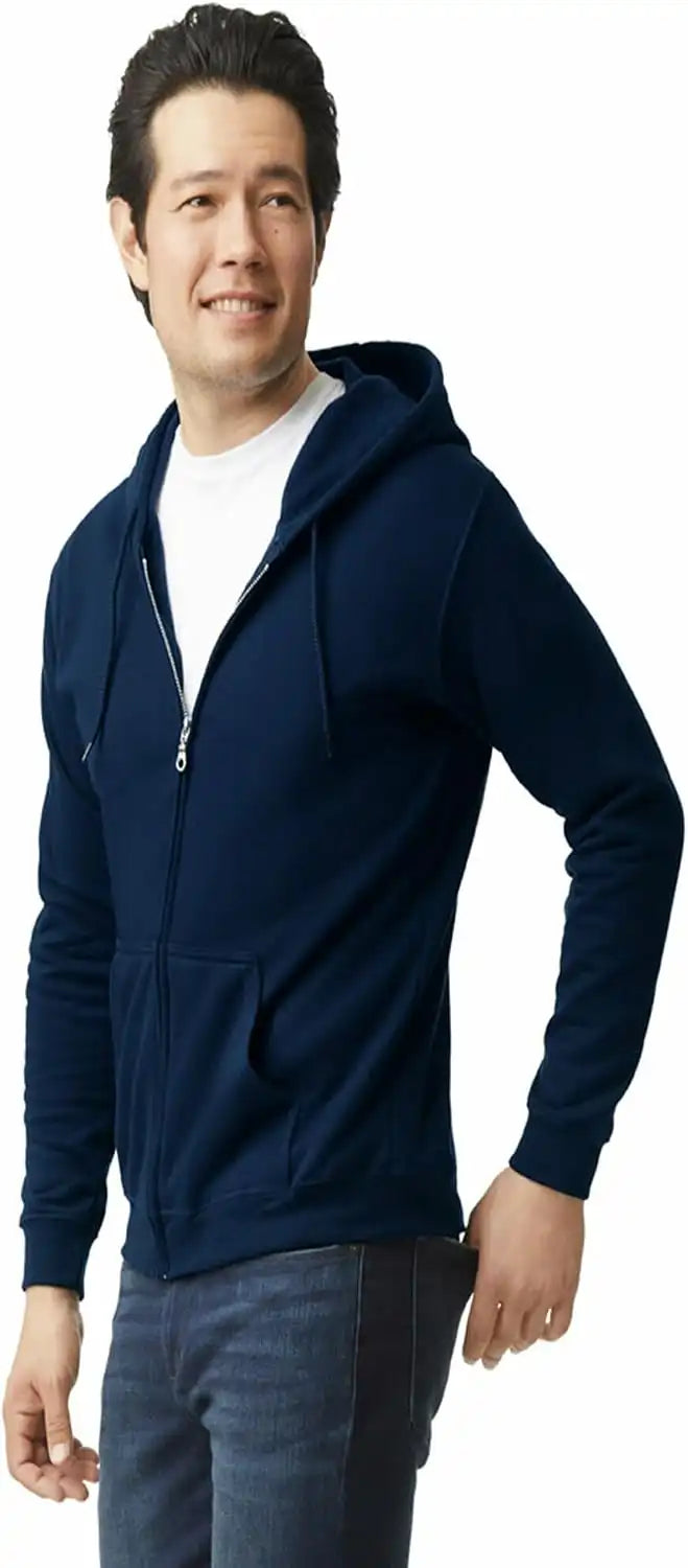 Underground Printing Unisex Adult Fleece Zip Hoodie Sweatshirt, Style G18600, Multipack