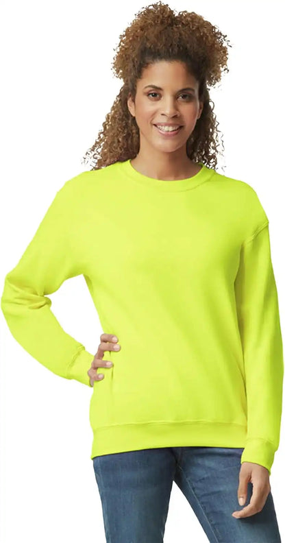 Gildan Unisex Adult Fleece Crewneck Sweatshirt, Style G18000, Multipack
