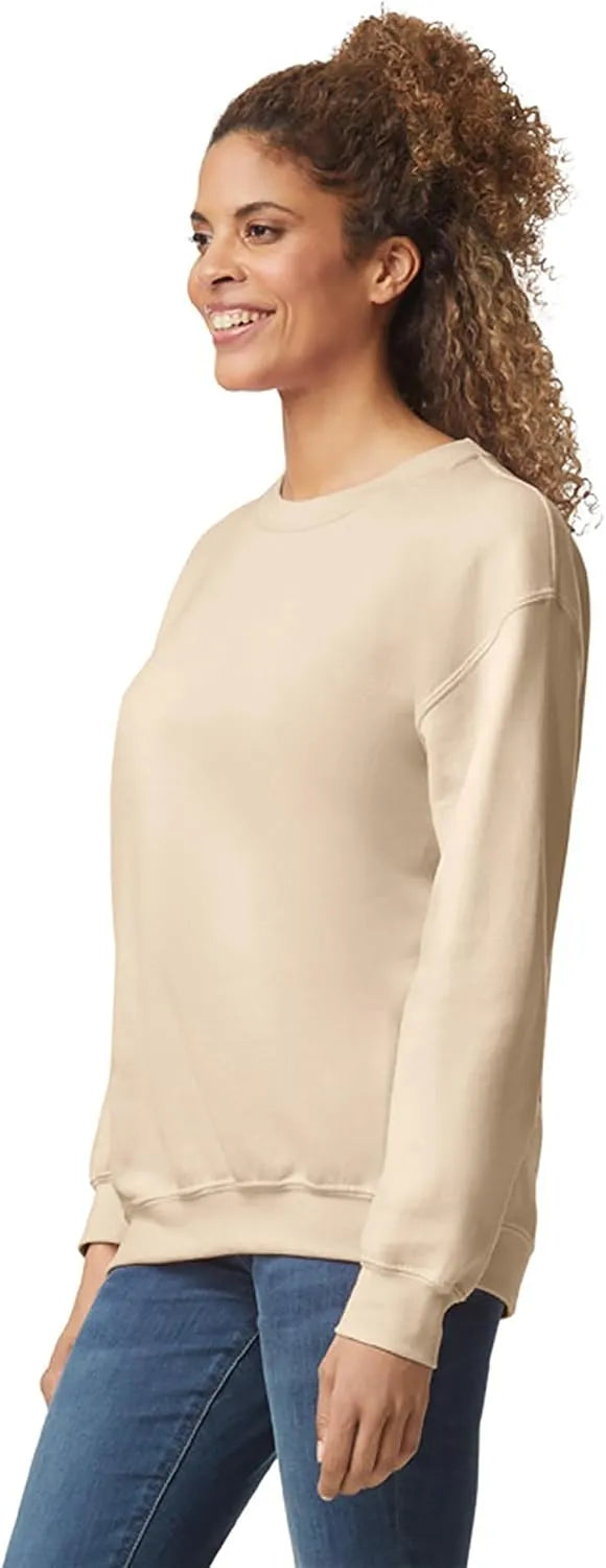 Gildan Unisex Adult Fleece Crewneck Sweatshirt, Style G18000, Multipack