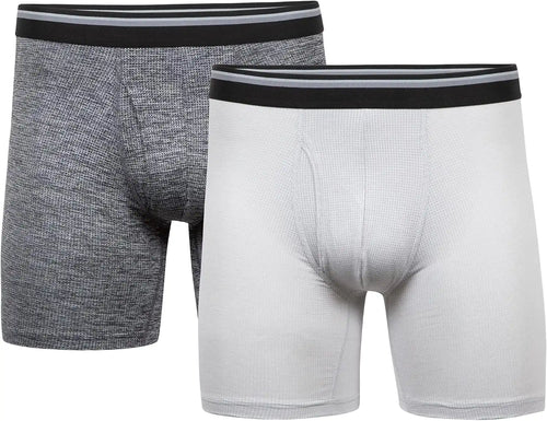 Gildan Men's Underwear Performance DriftKnit Modern Boxer Briefs, 2-Pack