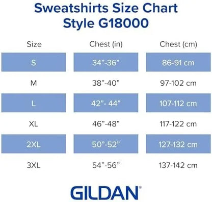 Gildan Unisex Adult Fleece Crewneck Sweatshirt, Style G18000, Multipack