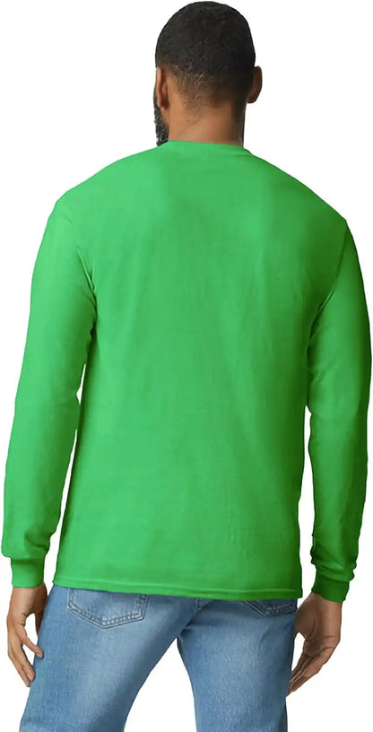 Gildan Adult Heavy Cotton Long Sleeve T-Shirt, Style G5400, 2-Pack