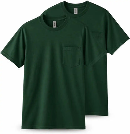 Gildan Adult Ultra Cotton T-Shirt with Pocket, Style G2300, 2-Pack