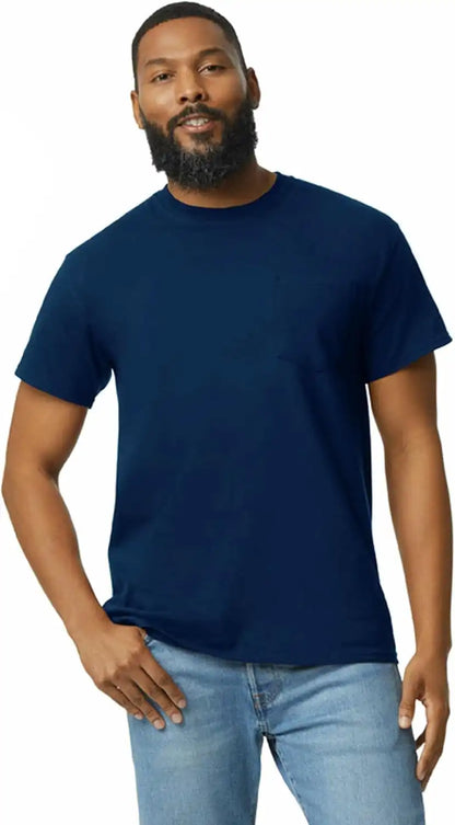 Gildan Adult Ultra Cotton T-Shirt with Pocket, Style G2300, 2-Pack