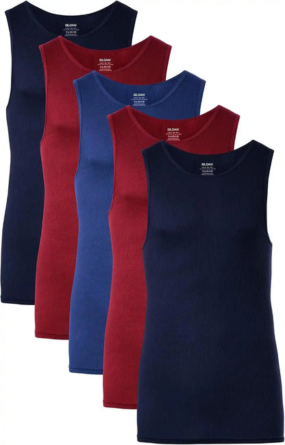 Gildan Men's A-Shirts Tanks Multipack