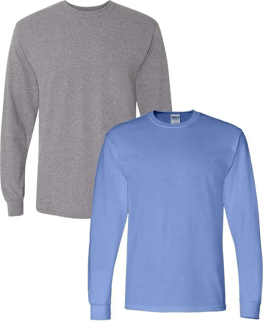 Gildan Adult DryBlend Long Sleeve T-Shirt, Style G8400, 2-Pack