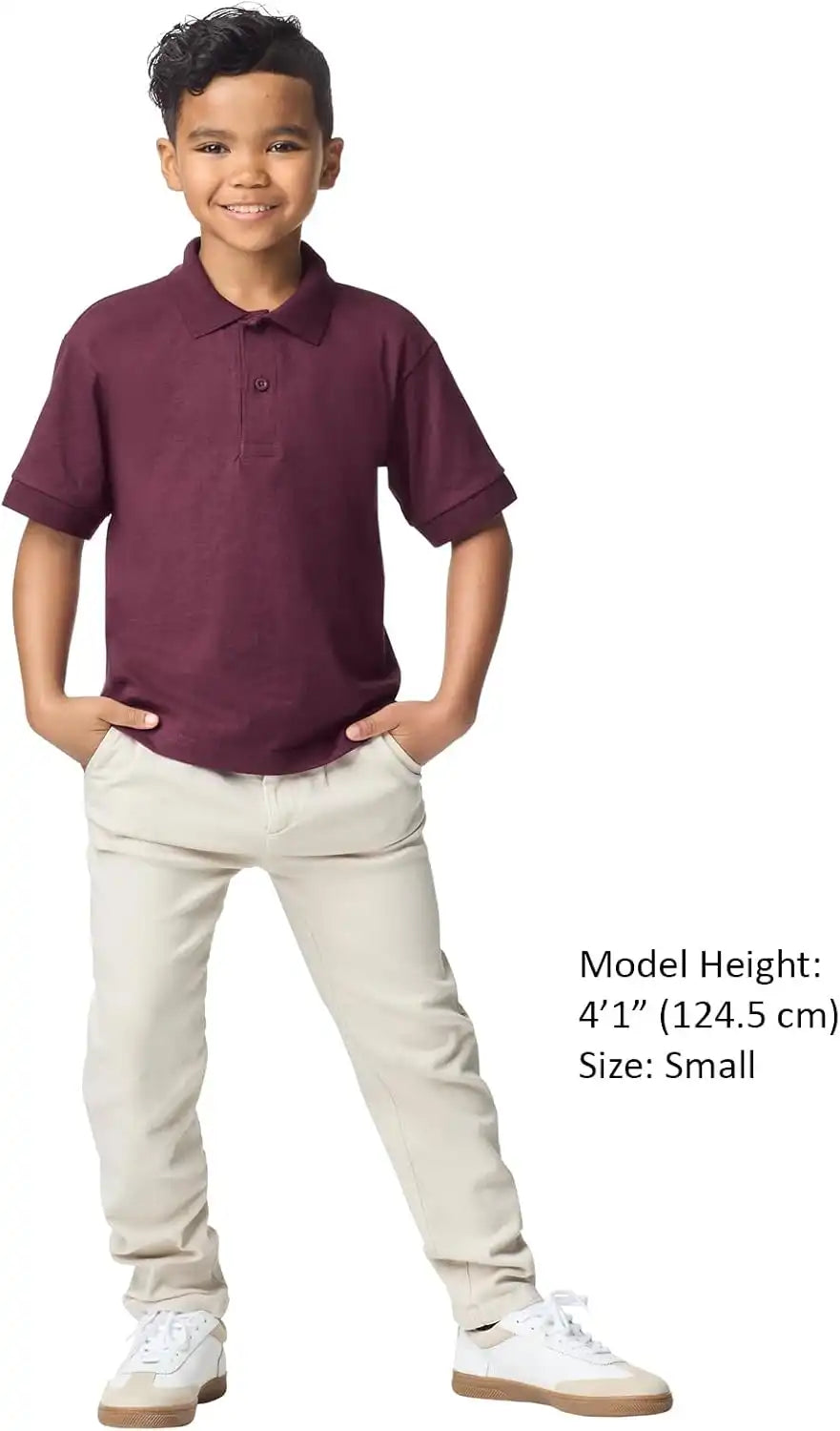 Gildan Kids' DryBlend Short Sleeve Polo, Style G8800b, 3-Pack