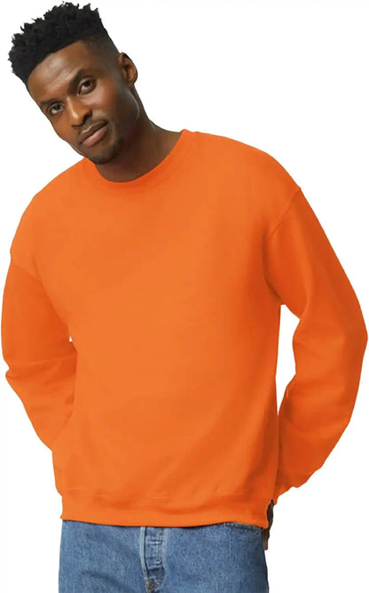 Gildan Unisex Adult Fleece Crewneck Sweatshirt, Style G18000, Multipack