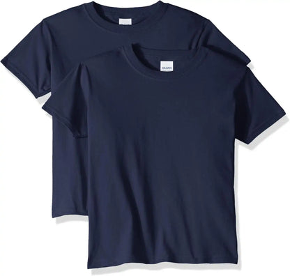 Gildan Unisex-Child Gildan Youth Heavy Cotton T-Shirt, Style G5000b, 2-Pack