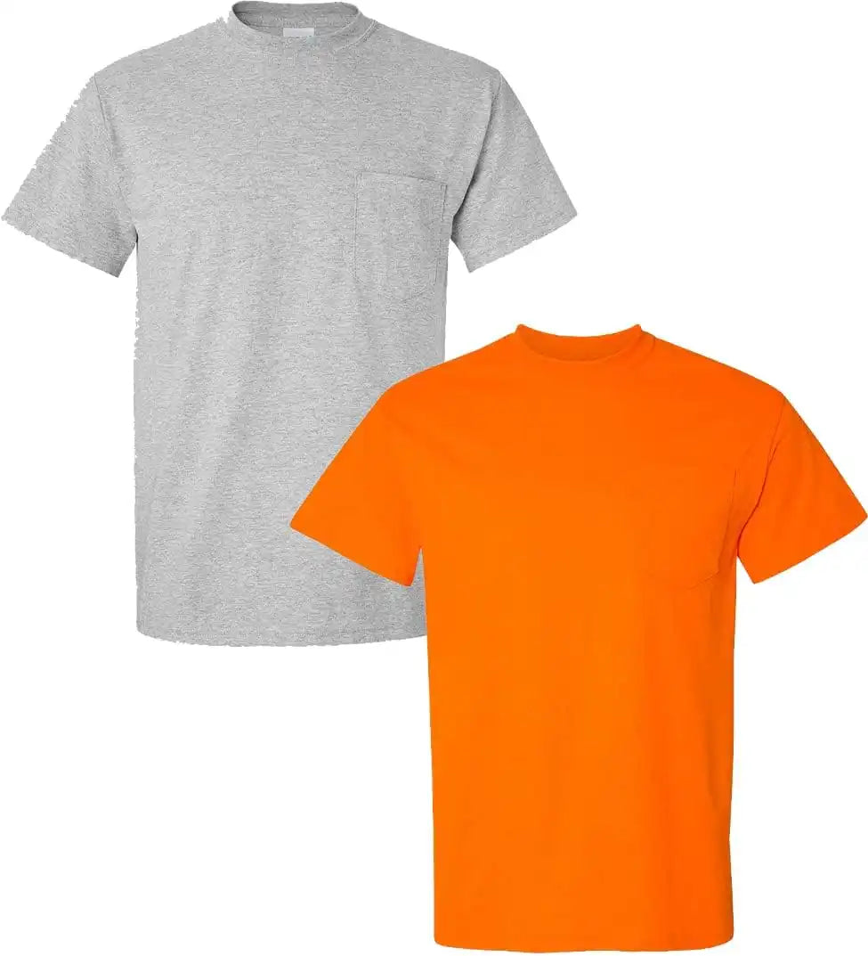 Gildan Adult Ultra Cotton T-Shirt with Pocket, Style G2300, 2-Pack