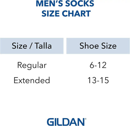 Gildan Men's Active Cotton Ankle Socks (10-Pack)