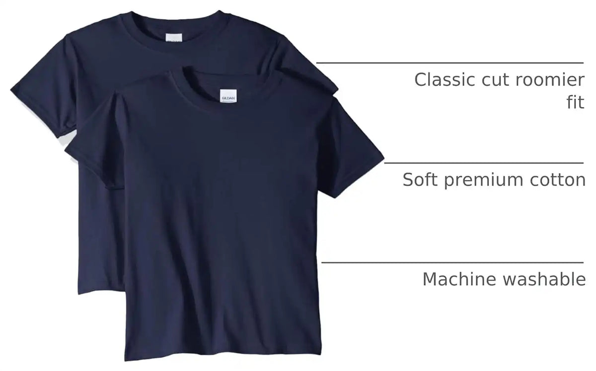 Gildan Unisex-Child Gildan Youth Heavy Cotton T-Shirt, Style G5000b, 2-Pack