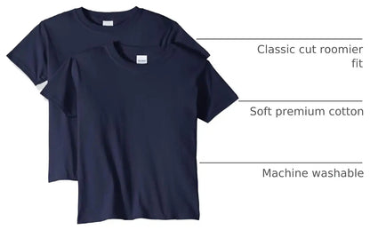 Gildan Unisex-Child Gildan Youth Heavy Cotton T-Shirt, Style G5000b, 2-Pack