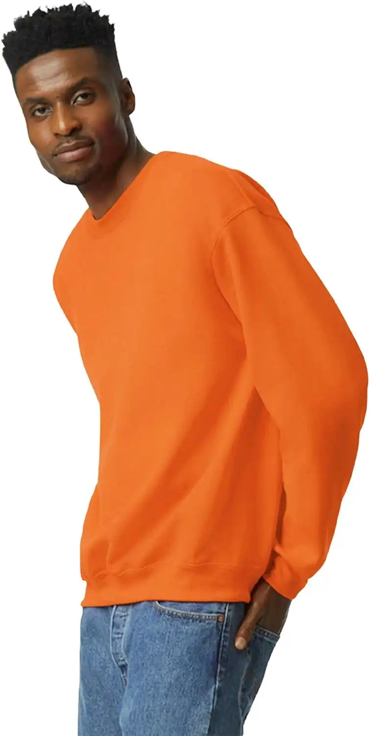Gildan Unisex Adult Fleece Crewneck Sweatshirt, Style G18000, Multipack
