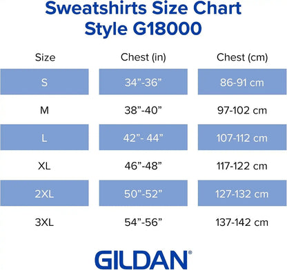 Underground Printing Unisex Adult Fleece Crewneck Sweatshirt, Style G18000, Multipack