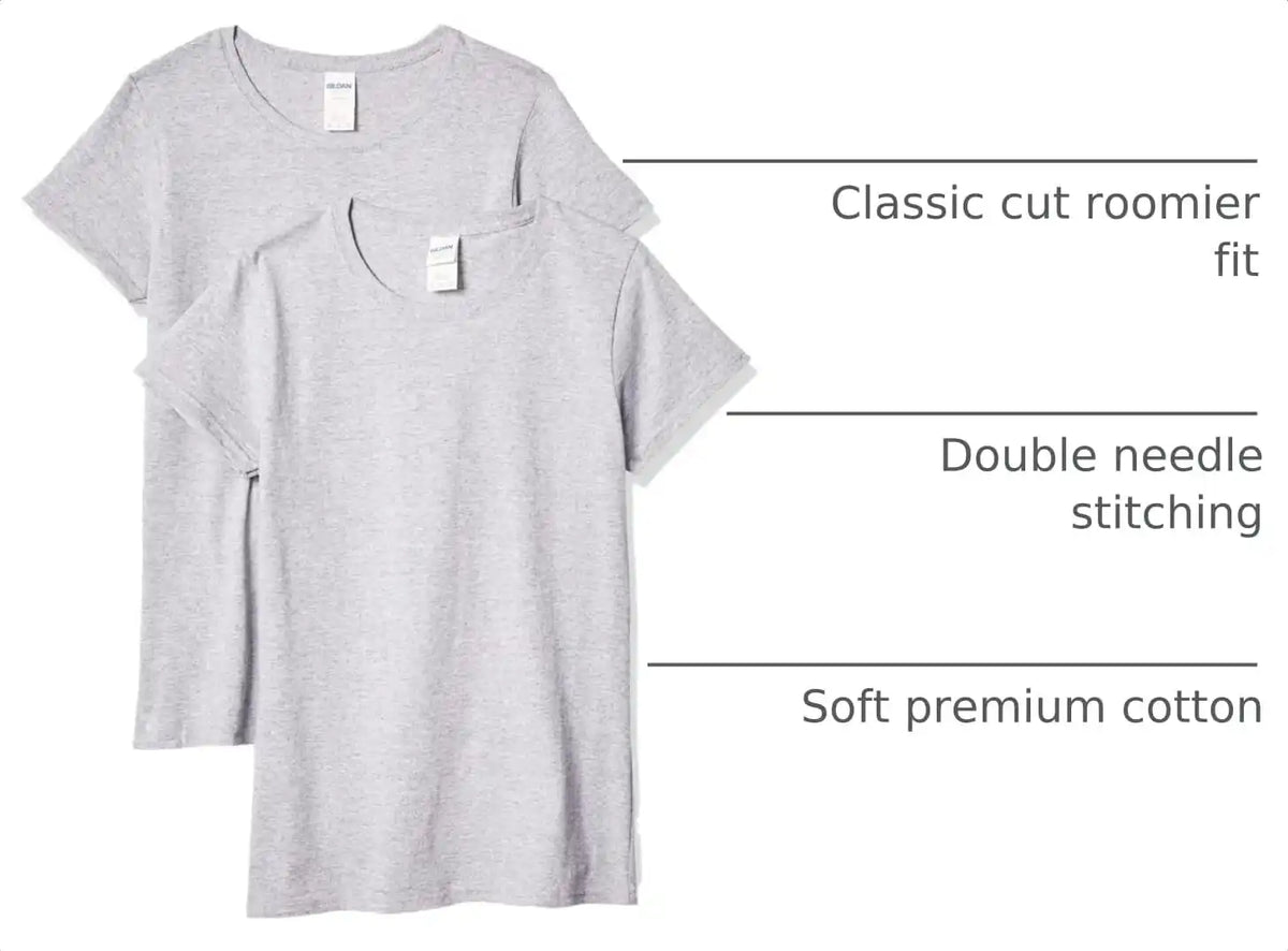 Gildan Women's Heavy Cotton T-Shirt, Style G5000L, 2-Pack