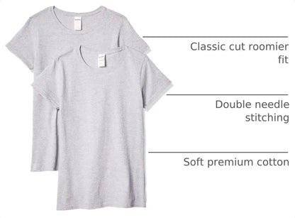 Gildan Women's Heavy Cotton T-Shirt, Style G5000L, 2-Pack