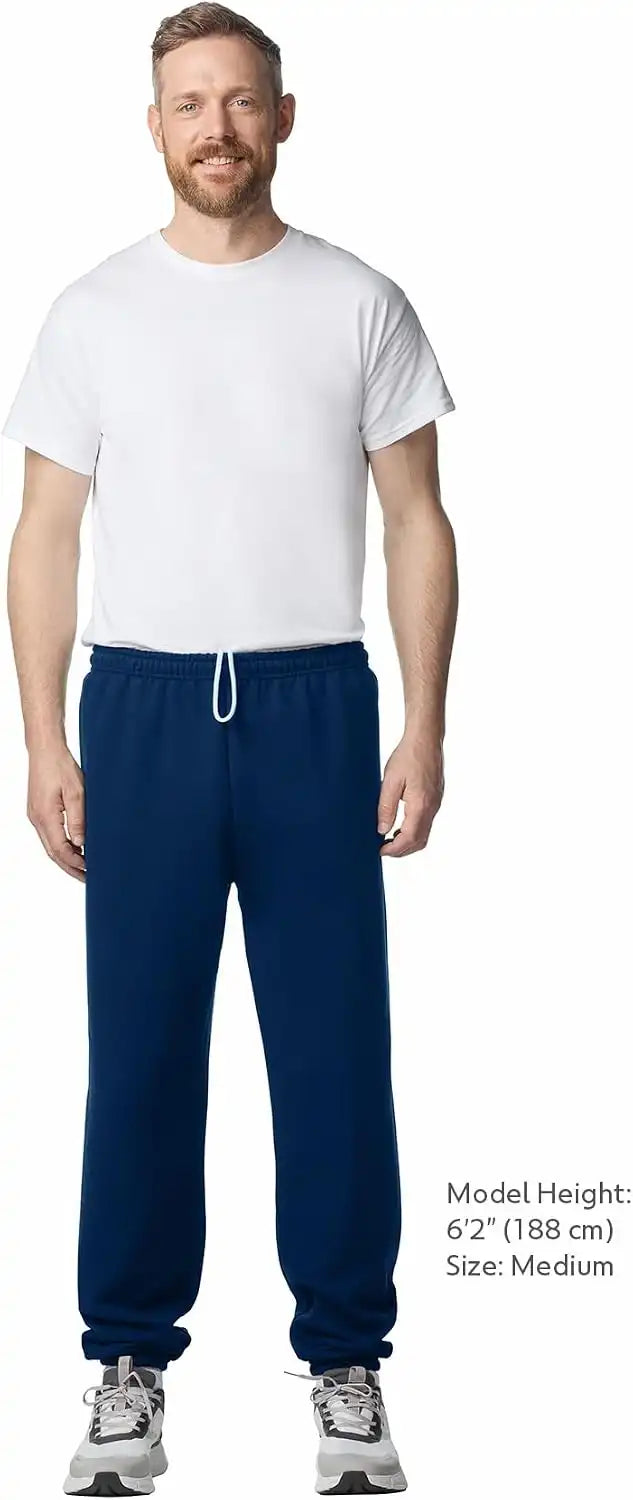 Gildan Adult Fleece Elastic Bottom Sweatpants, Style G18200