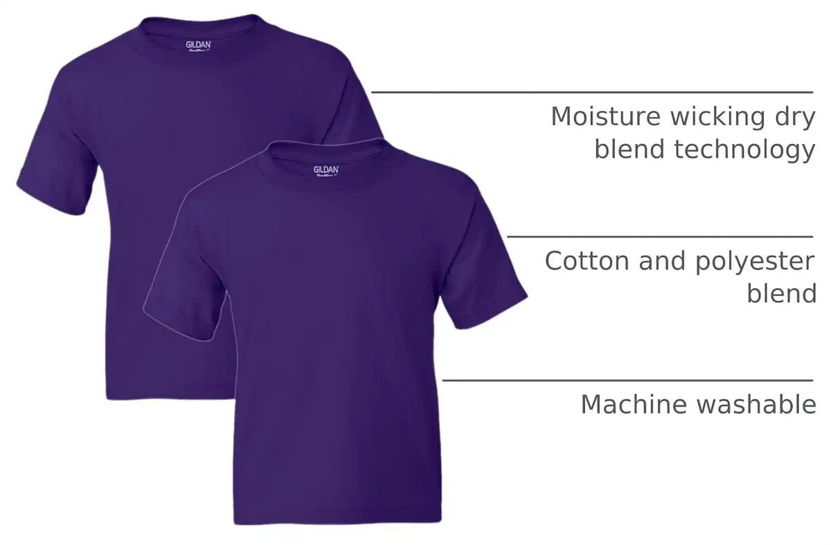 Gildan Youth DryBlend T-Shirt, Style G8000B, 2-Pack
