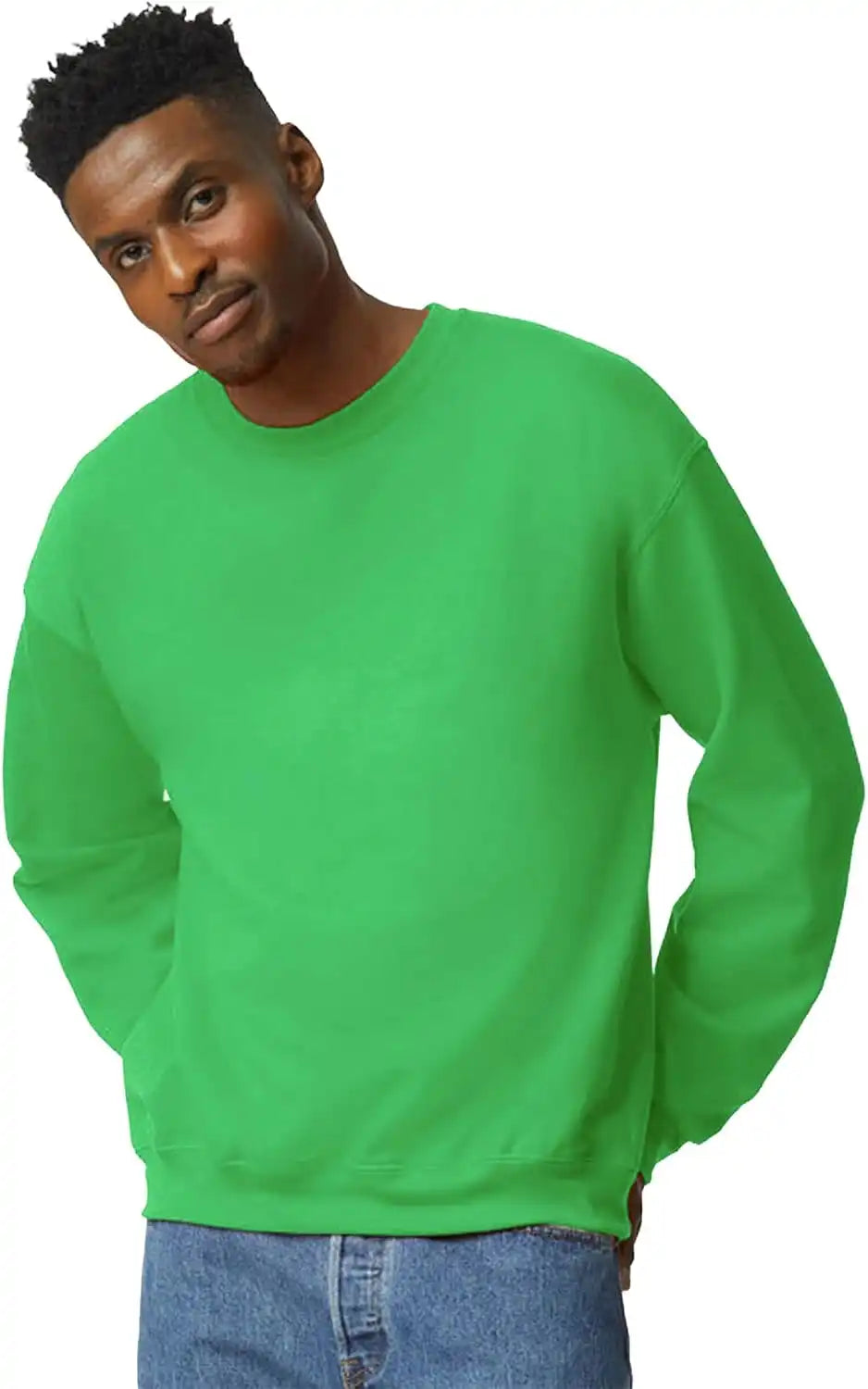 Gildan Unisex Adult Fleece Crewneck Sweatshirt, Style G18000, Multipack