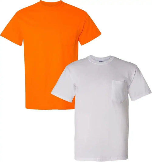 Gildan Adult Ultra Cotton T-Shirt with Pocket, Style G2300, 2-Pack