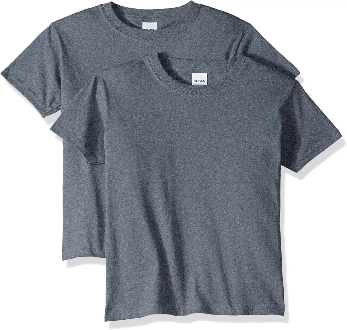 Gildan Unisex-Child Gildan Youth Heavy Cotton T-Shirt, Style G5000b, 2-Pack