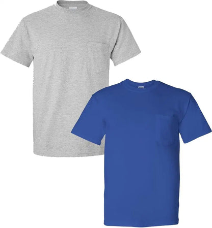 Gildan Adult Ultra Cotton T-Shirt with Pocket, Style G2300, 2-Pack