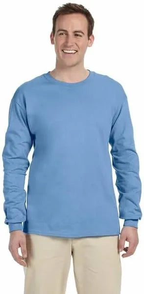 Gildan Adult Heavy Cotton Long Sleeve T-Shirt, Style G5400, 2-Pack